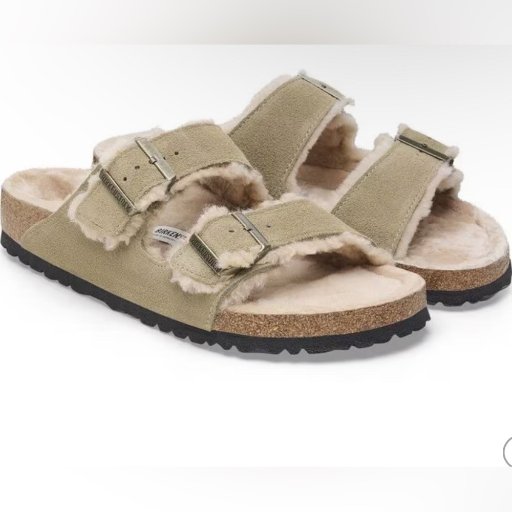 Birkenstock Arizona Shearling Sandals
